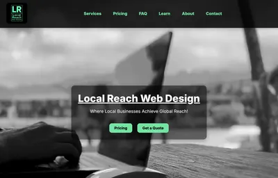 Local Reach Web Design site preview